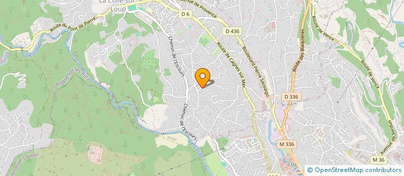 localisation de l'entreprise FAMILLE COIN  LA COLLE-SUR-LOUP