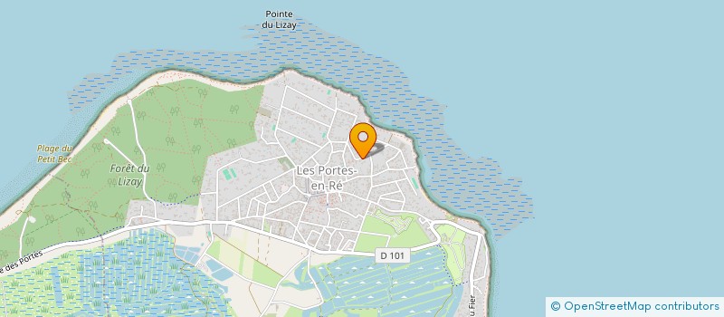 localisation de l'entreprise FAMILLE CORNUAULT  LES PORTES-EN-RE