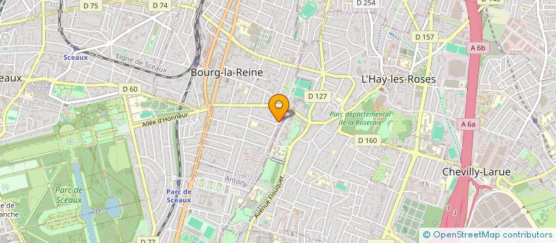 localisation de l'entreprise FAMILLE COULON à BOURG-LA-REINE