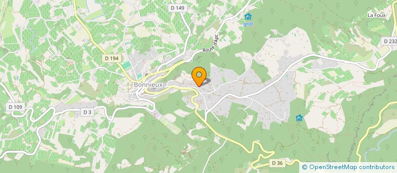 localisation de l'entreprise FAMILLE COULSON  BONNIEUX