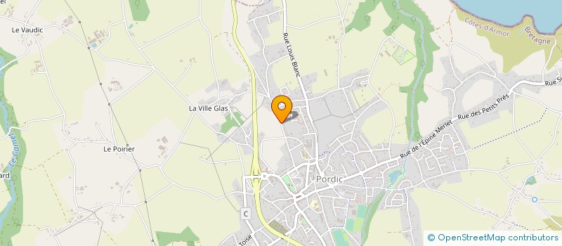 localisation de l'entreprise FAMILLE CRONIER  PORDIC