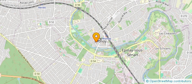 localisation de l'entreprise FAMILLE D ALLIANCE à BRUNOY