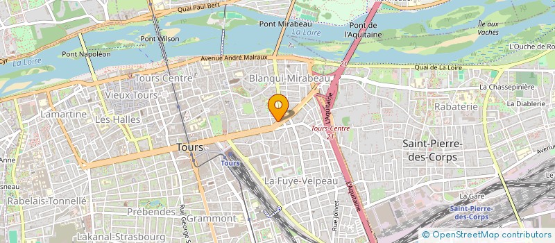 localisation de l'entreprise FAMILLE DE CHOEURS  CHAMBRAY-LES-TOURS