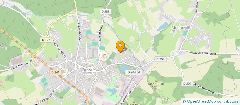 localisation de l'entreprise FAMILLE DE COEUR  DESVRES