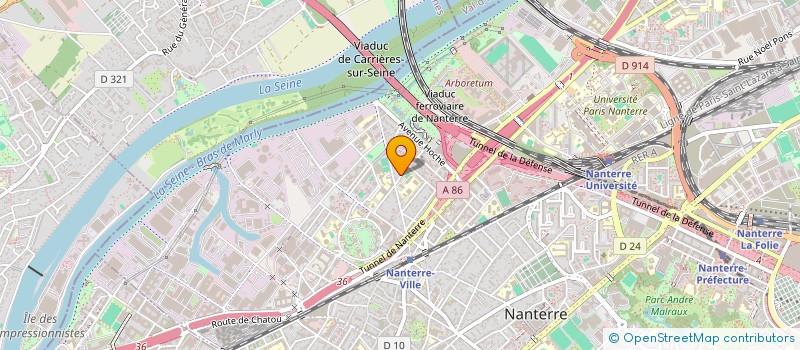 localisation de l'entreprise FAMILLE DE NANTES  NANTERRE