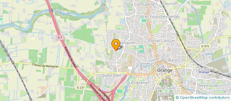 localisation de l'entreprise FAMILLE DELARBRE à ORANGE