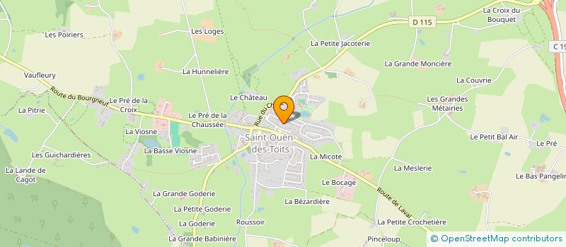 localisation de l'entreprise FAMILLE DION  SAINT-OUEN-DES-TOITS