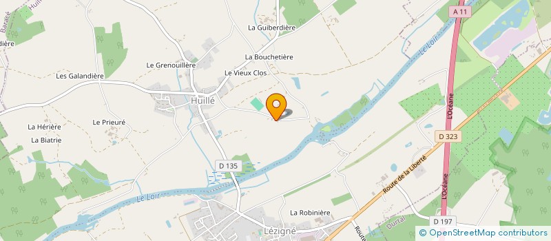 localisation de l'entreprise FAMILLE DOLBEAU  HUILLE-LEZIGNE