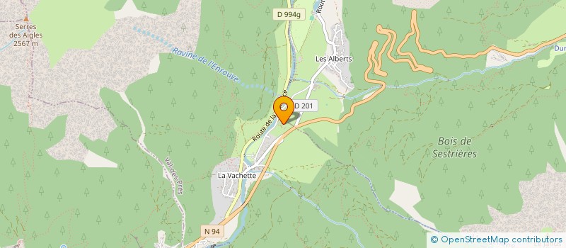 localisation de l'entreprise FAMILLE DORAS  VAL-DES-PRES