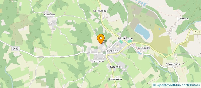 localisation de l'entreprise FAMILLE DU PASQUIER  BERRIEN