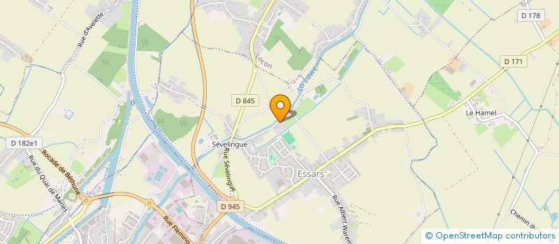 localisation de l'entreprise FAMILLE DUBRULLE  ESSARS