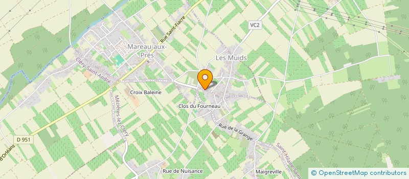 localisation de l'entreprise FAMILLE DUFOUR - ROBICHON à MAREAU-AUX-PRES