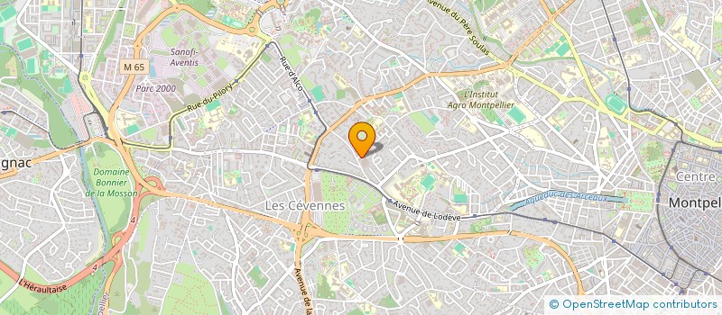localisation de l'entreprise FAMILLE DUTOUR à MONTPELLIER