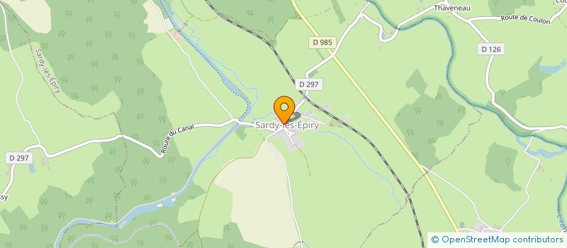 localisation de l'entreprise FAMILLE EDDY  SARDY-LES-EPIRY