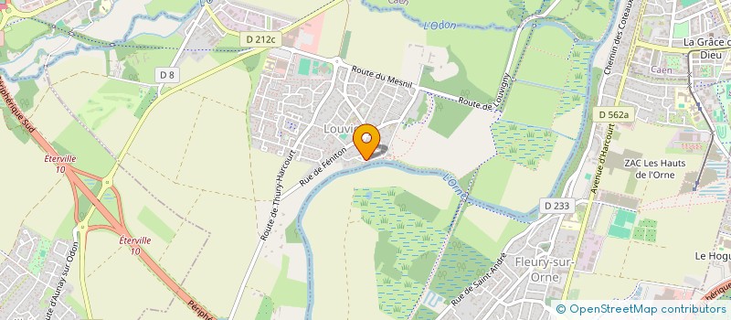 localisation de l'entreprise FAMILLE EDY  LOUVIGNY