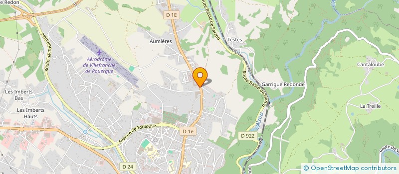 localisation de l'entreprise FAMILLE ELIE MENDES  VILLEFRANCHE-DE-ROUERGUE