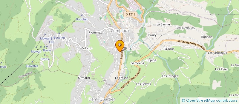 localisation de l'entreprise FAMILLE EMILE CONSEIL ET FILS  COMBLOUX