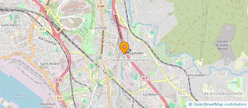 localisation de l'entreprise FAMILLE EN COEUR à MARSEILLE 15EME