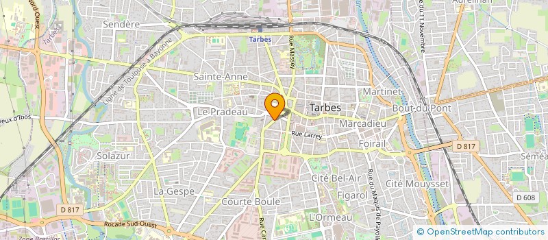 localisation de l'entreprise FAMILLE ET COMPAGNIE à TARBES