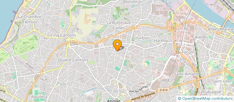 localisation de l'entreprise FAMILLE ETCHECHOURY  ANGLET