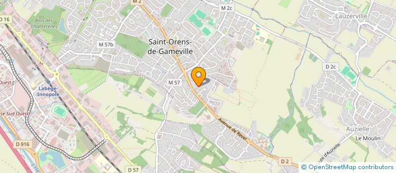 localisation de l'entreprise FAMILLE FABRE INVESTISSEMENT  SAINT-ORENS-DE-GAMEVILLE
