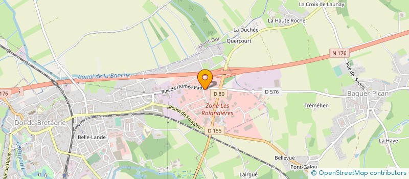 localisation de l'entreprise FAMILLE FANTOU à DOL DE BRETAGNE