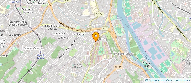 localisation de l'entreprise FAMILLE FAVIER DU NOYER  LE PECQ