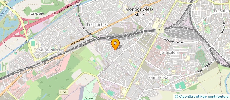 localisation de l'entreprise FAMILLE FERRIN à MONTIGNY-LES-METZ