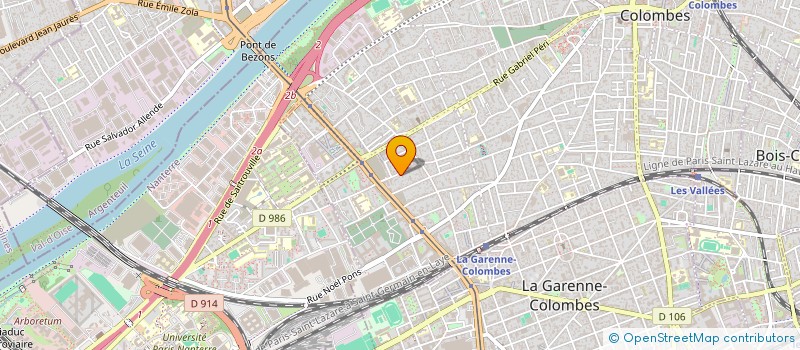 localisation de l'entreprise FAMILLE FERRY IMMOBILIER  COLOMBES