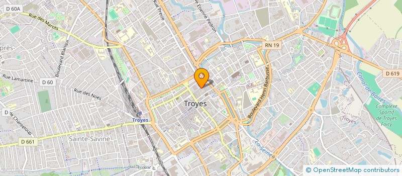 localisation de l'entreprise FAMILLE FEUGEY à TROYES