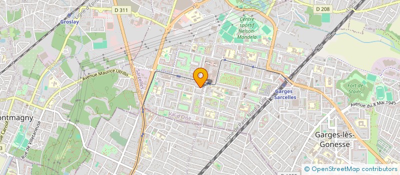 localisation de l'entreprise FAMILLE FIDAN  SARCELLES
