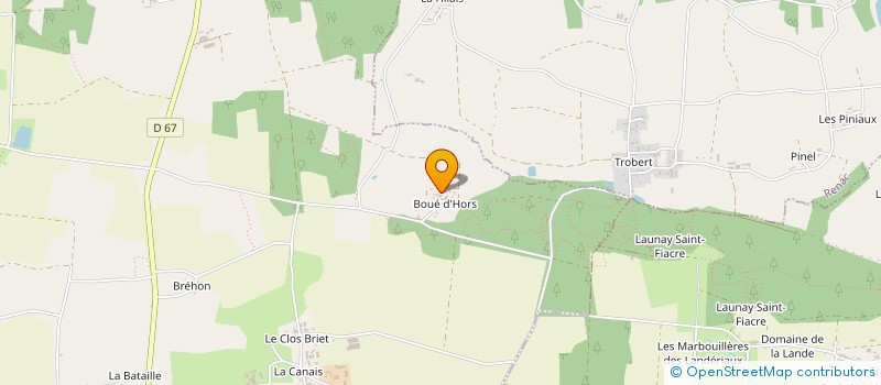 localisation de l'entreprise FAMILLE FLAHAUT  BAINS-SUR-OUST