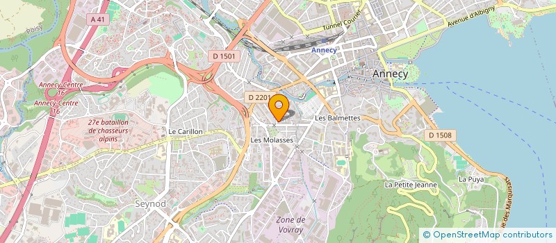 localisation de l'entreprise FAMILLE FUN PRODUCTION à ANNECY