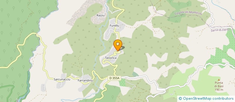 localisation de l'entreprise FAMILLE GAIGNOU à SERRA-DI-FERRO