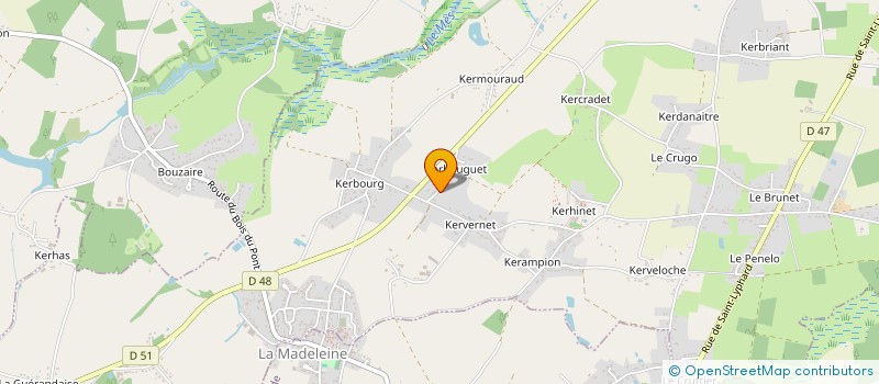 localisation de l'entreprise FAMILLE GERARD  SAINT-LYPHARD