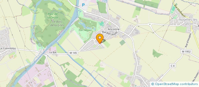 localisation de l'entreprise FAMILLE GERBAUT  HOUPLIN-ANCOISNE