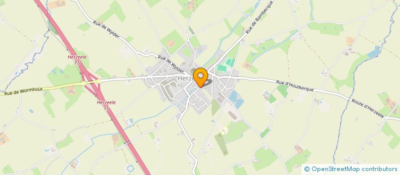 localisation de l'entreprise FAMILLE GRAVE WIDAUX  HERZEELE