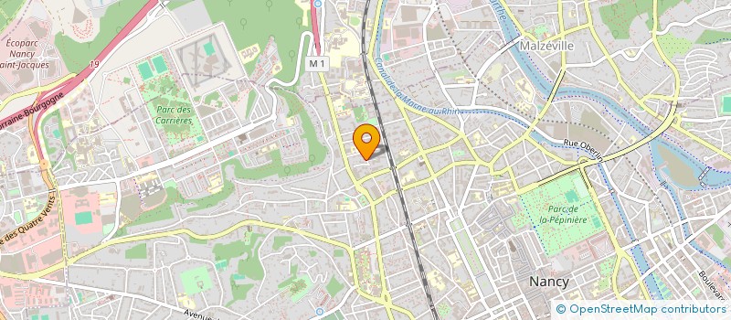 localisation de l'entreprise FAMILLE GUADID S.C.I.  NANCY