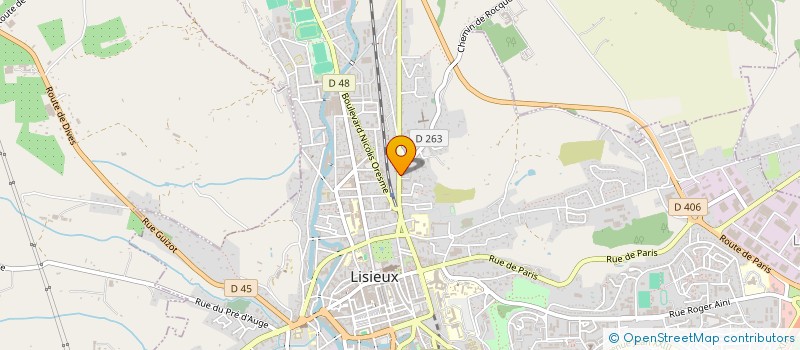 localisation de l'entreprise FAMILLE GUILLON à LISIEUX