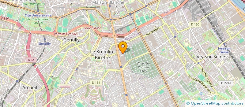 localisation de l'entreprise FAMILLE HERVE  LE KREMLIN-BICETRE