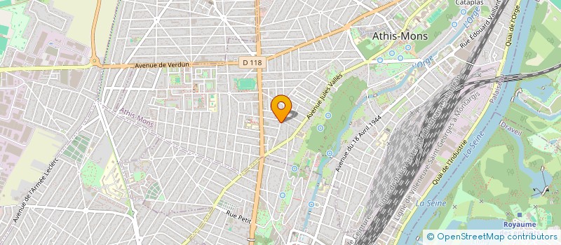 localisation de l'entreprise FAMILLE HOANG  ATHIS-MONS