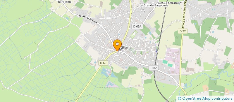 localisation de l'entreprise FAMILLE HOGUIN à SOULLANS