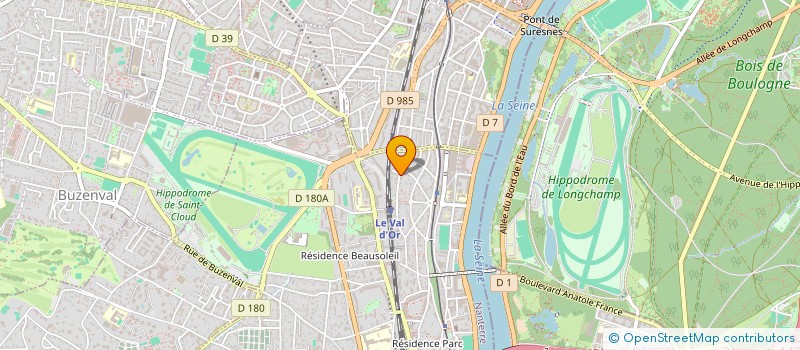 localisation de l'entreprise FAMILLE JACQUELIN  SAINT-CLOUD
