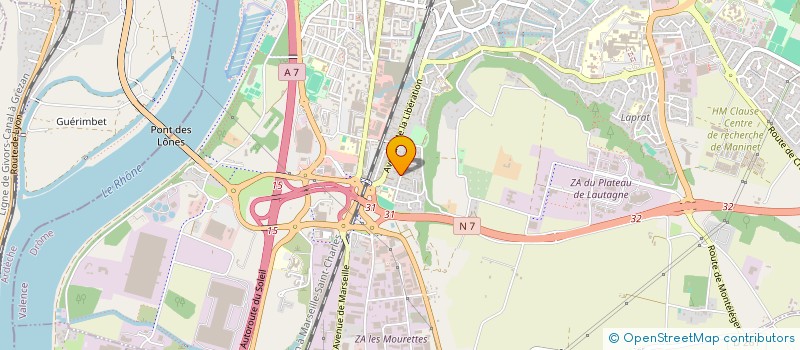 localisation de l'entreprise FAMILLE JAI à VALENCE