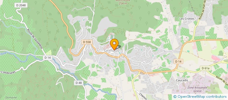 localisation de l'entreprise FAMILLE JANVIER à GRIMAUD