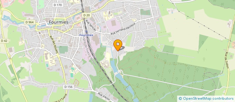 localisation de l'entreprise FAMILLE JEAN DECAUX  FOURMIES