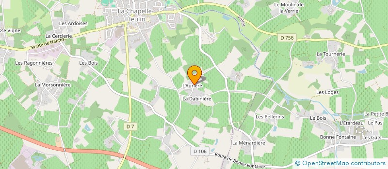 localisation de l'entreprise FAMILLE JIANU à LA CHAPELLE-HEULIN