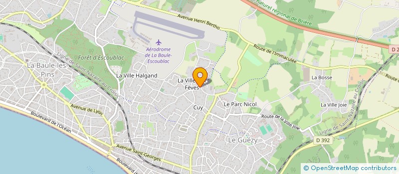 localisation de l'entreprise FAMILLE JOLY à LA BAULE-ESCOUBLAC