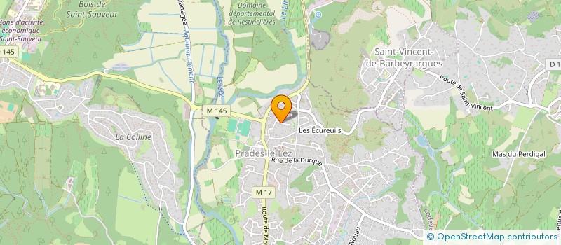 localisation de l'entreprise FAMILLE KERLAN  PRADES-LE-LEZ