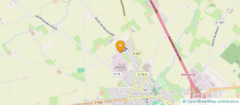 localisation de l'entreprise FAMILLE KHALIFA  STEENVOORDE